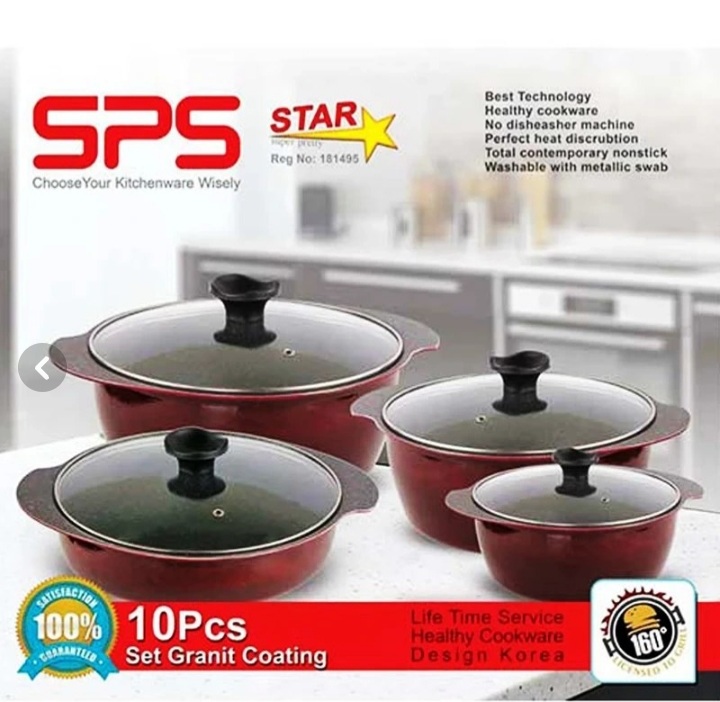 سرویس قابلمه10پارچه اس پی اس(SPS)