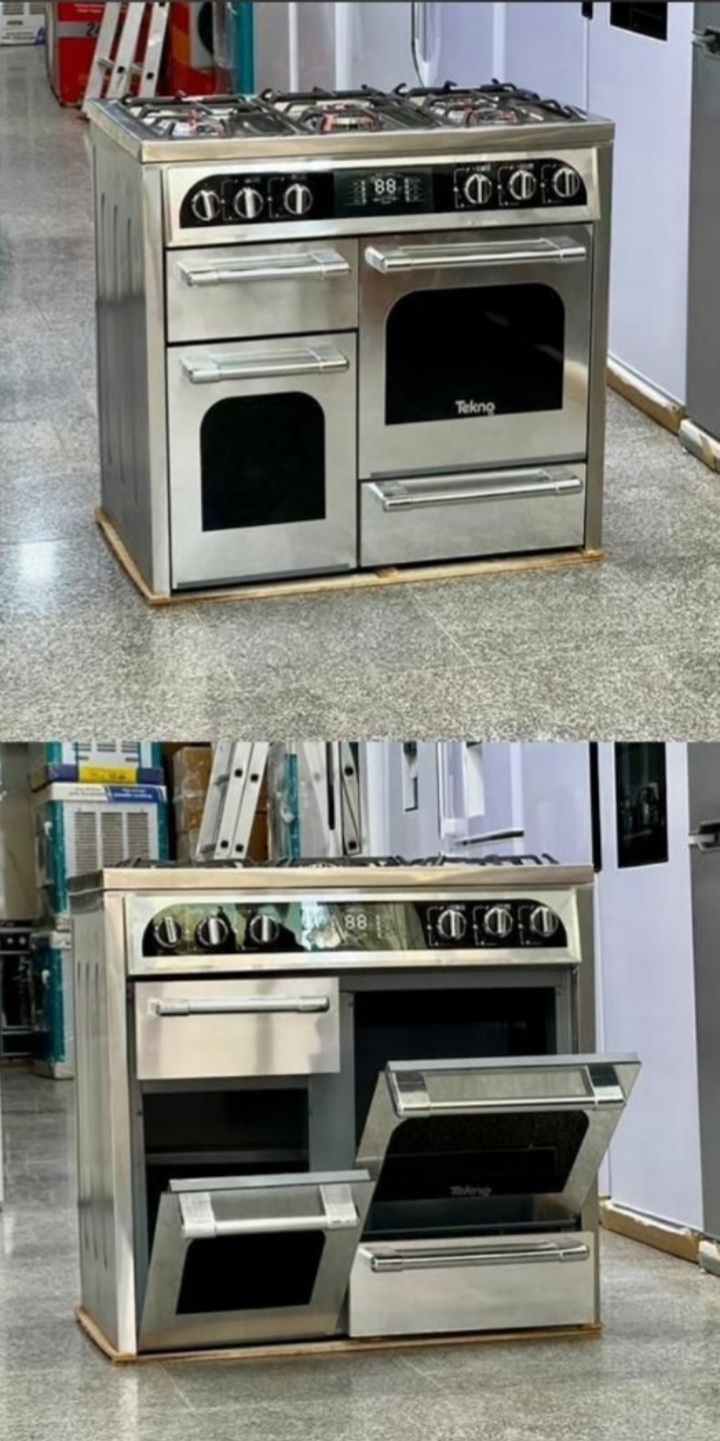 اجاق گاز طرح فر استیل تکنو